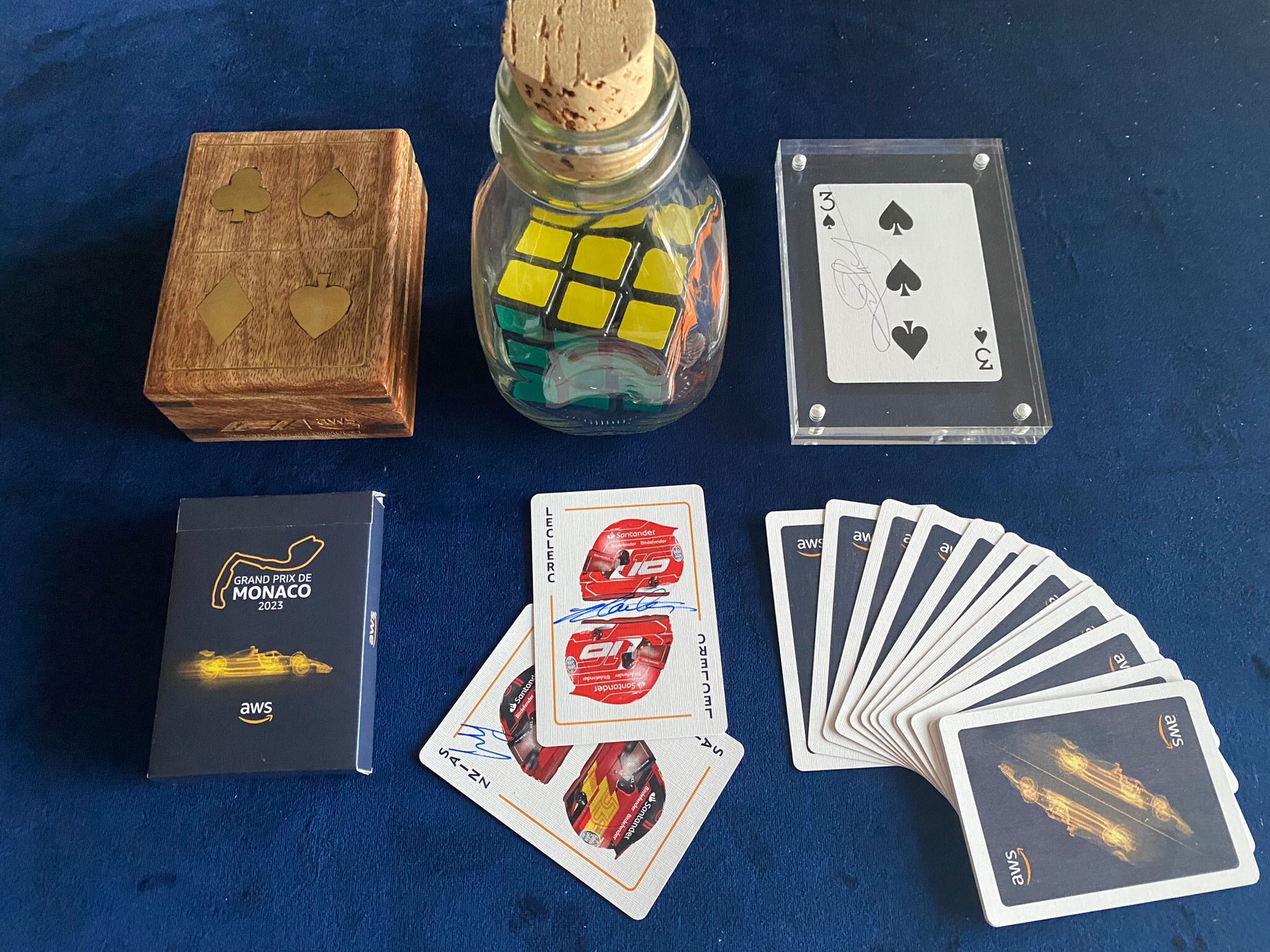 Custom playing cards and luxury corporate gifts created for bespoke magic events